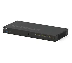 Netgear GSM4212PX-100EUS / Switch / AV over IP / PoE+ 240W / rückseitige Anschlüsse / Managed