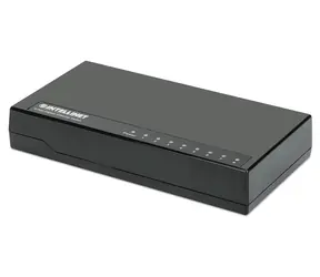 Intellinet 8- Port Gigabit Desktop Switch, schwarz