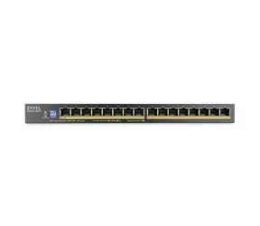 ZyXEL GS1100-16EPS / Switch / 16x GLAN / PoE+ 135W / 10/100/1000 Mbit/s / Lüfterlos