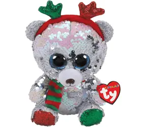 Ty Teddybär Mistelzweig / Pailletten / mit Geweih / 15 cm