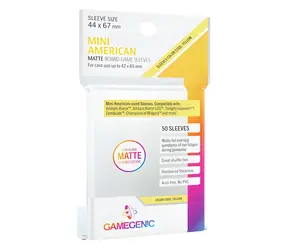 GAMEGENIC Kartenhüllen MATT / 44x67 mm / Mini American / 50 Stück
