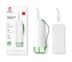 Oclean W10 weiß-grün / Munddusche / 5 Modi / 1400 Impulse/min / IPX7
