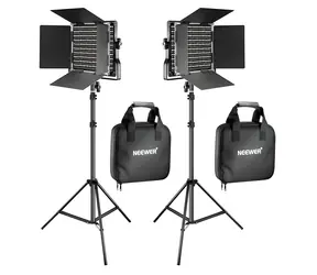Neewer 660 Bi-Color LED / Studioleuchten-Set / 2x 40W / 3200-5600K / CRI96+ / Stative
