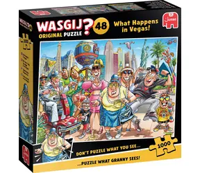 Jumbo-Puzzle WASGIJ Original 48: Was in Vegas passiert / 1000 Teile / ab 15 Jahren