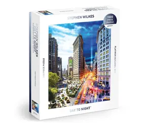 Galison Puzzle Flatiron Day to Night™ Stephen Wilkes / 1000 Teile / ab 3 Jahren