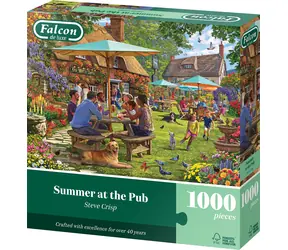 FALCON Puzzle Sommer im Pub / 1000 Teile / ab 15 Jahren