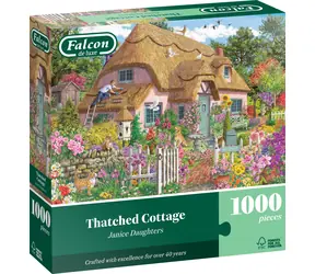 FALCON Puzzle Reetdachhaus / 1000 Teile / ab 15 Jahren