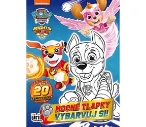 JIRI MODELS Malbuch Paw Patrol Mighty Paws / 16 Seiten / 2 Stickerbögen