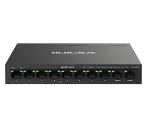 Mercusys MS110CMP / Switch / 8x FE PoE+ / 2x GLAN Uplink / 115W / Desktop