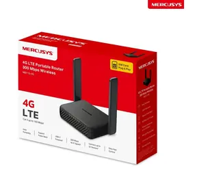 Mercusys MB113-4G / Router / Tragbar / 4G LTE / N300 / Nano-SIM / 2x LAN