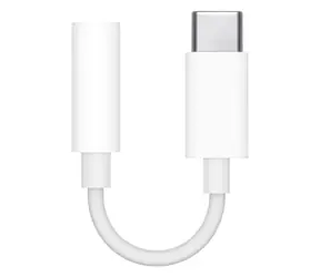 Apple USB-C auf 3,5-mm-Klinkenadapter, weiß / Adapter / USB-C / 3,5-mm-Klinkenstecker