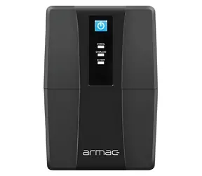 Armac Home Lite HL850E/LEDV2 schwarz / USV / Line-Interactive / 850 VA / 2x 230V / AVR