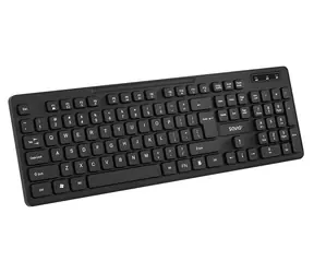 Savio KB-02 schwarz / Tastatur / Kabellos / 2,4 GHz / QWERTZ