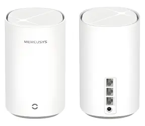 Mercusys Halo E27BE (2er-Pack) / Wi-Fi 7 Mesh-System BE3600 / Dualband / 2,4 GHz 688 Mbit/s / 5 GHz 2880 Mbit/s / 3x GLAN