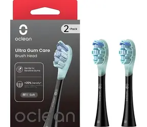 Oclean Ultra Gum Care Bürstenkopf UG02 schwarz (2 Stück) / Universeller Ersatzkopf für Oclean Zahnbürsten