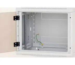 Triton RBA-12-LS6-CAX-A1 / Wandschrank / 12 HE / 600 x 595 mm / perforierte Tür 80 % / RAL 7035