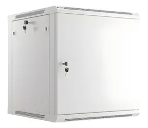 Lanberg WF01-6612-00S grau / Wandschrank / 19" / 12 HE / 600 × 600 mm