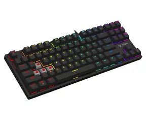 Savio Tempest X2 Outemu Rot Schwarz / Gaming-Tastatur / RGB / kabelgebunden