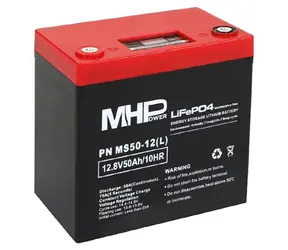 Carspa MHPower MS50-12(L) / LiFePO4-Akku / 12 V / 50 Ah / IP55