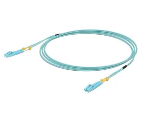 Ubiquiti UACC-OFC-MM- 3M / Optisches Patchkabel / LC-LC / Duplex / OM3 / 10 Gbit/s / 3M / blau