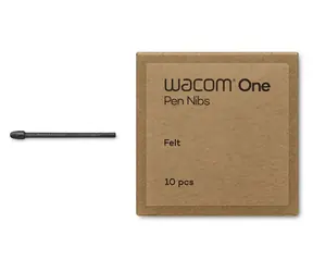 Wacom Filzstiftspitzen / Ersatzstiftspitzen / Filz / 10 Stück / für Wacom One Standardstift