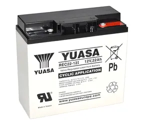 Yuasa REC22-12I / USV-Batterie / 12 V / 22 Ah / zyklisch