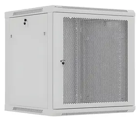 Lanberg WF01-6612-23S grau / Wandschrank / 19" / 12 HE / 600 × 600 mm / Tragfähigkeit 60 kg