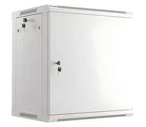 Lanberg WF01-6412-00S grau / Wandschrank / 19" / 12 HE / 600 x 450 mm / Tragfähigkeit 60 kg