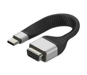 Techly ICOC-USBC-VGA / USB-C-zu-VGA-Adapter / M/F / 0,12 m