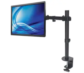 Manhattan Schreibtisch-Monitorarm / Monitorhalterung / VESA 75x75-100x100 mm / 13-32 Zoll / Tragkraft 8 kg