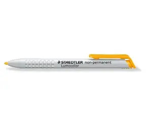Staedtler Lumocolor nicht-permanenter Marker gelb / runde Spitze / 3 mm / 1 Stück
