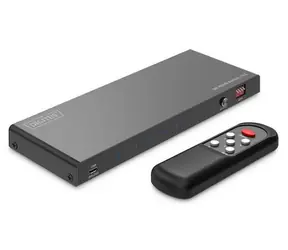 Digitus DS-55335 / HDMI-Switch / 4:1 / 8K 60Hz / HDCP 2.3 / Metallgehäuse