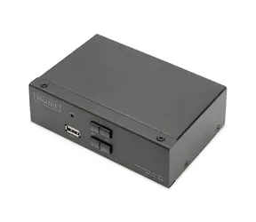 Digitus DS-12851 / KVM-Switch / 2x DisplayPort / 4K 60Hz / USB 2.0