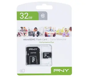 PNY Performance PLUS microSDHC 32 GB / Speicherkarte / Klasse 10