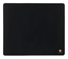 Deltaco GAM-005 schwarzes Gaming-Mauspad aus Neopren (320 x 270 x 2 mm, waschbar)