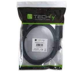 Techly ICOC-DSP-A21-020 schwarz / DisplayPort-Kabel / DP 2.1 / 2 m / 8K / 240 Hz