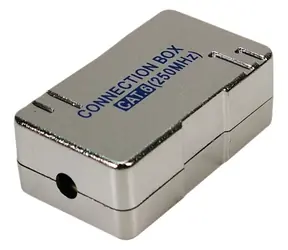 LogiLink CAT6-Anschlussdose aus Metall / Anschlussdose / LSA / Metall