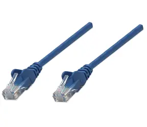 Intellinet Patchkabel Cat6 U/UTP blau 1 m / Patchkabel / CAT6 / U/UTP / RJ-45