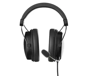 Deltaco GAM-190 schwarz / Gaming-Headset mit Mikrofon / 3,5-mm-Klinkenstecker / abnehmbares Mikrofon