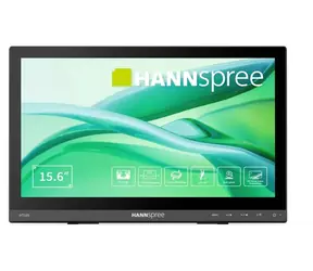 15,6" Hannspree HT165HPB schwarz / TFT-Touch / 1920 x 1080 / 250 cd / 16:9 / 800:1 / 15 ms / HDMI