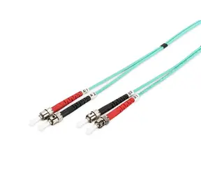 Digitus optisches Patchkabel ST-ST / Optisches Patchkabel / Multimode OM3 / Duplex / 2 m