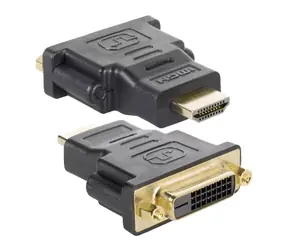 Techly IADAP-HDMI-606 schwarz / Adapter / HDMI auf DVI-D 24+1 / Dual Link / vergoldete Anschlüsse