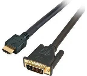 EFB HDMI(A)-DVI-D schwarz / Kabel / High Speed / mit Ethernet / Full HD / 2 m