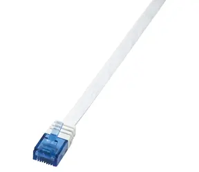 LogiLink SlimLine weiß / Patchkabel / Cat6 U/UTP / 1 m / RJ-45