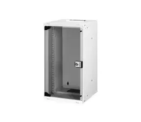 Digitus SOHO PRO 12U schwarz / Wandschrank / 10" / IP20 / abschließbare Glastür