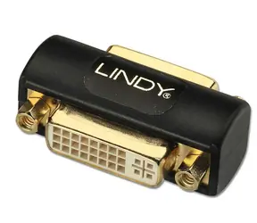 Lindy DVI-I-Anschluss schwarz / Anschluss / DVI-I 24+5 / vergoldete Kontakte