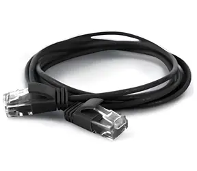 Wantec 7310 schwarz / Patchkabel / Cat6a U/UTP / 0,2 m / RJ-45