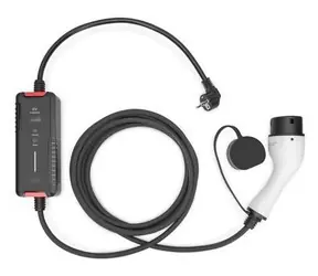 Digitus EV-Ladekabel Typ 2-Schuko 5 m schwarz / Ladekabel / Typ 2 / Schuko / 16 A / IP55 / 3,7 kW