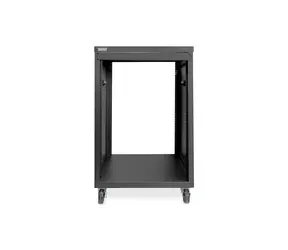 Digitus Universal schwarz / Rack / 19" / 16 HE / Tragfähigkeit 136 kg / mit Rollen