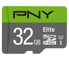 PNY Elite microSDHC 32 GB / Speicherkarte / UHS-I / Klasse 10 U1 / 100 MB/s